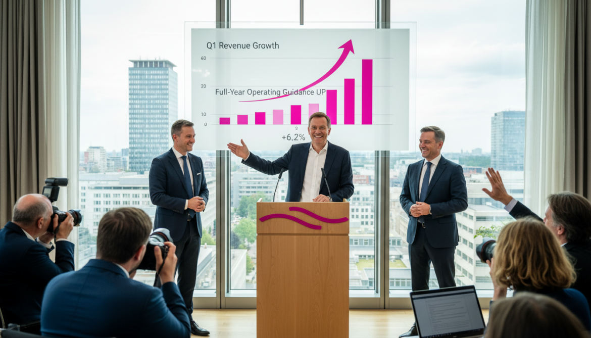 Deutsche Telekom posts Q1 revenue growth and raises full-year operating guidance