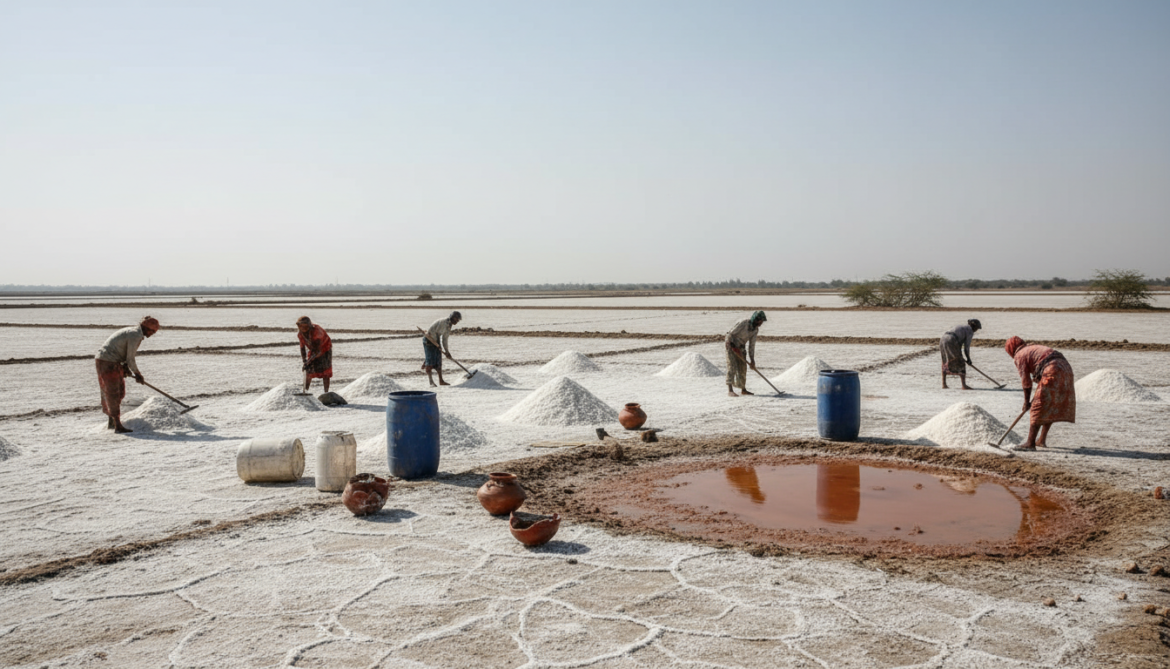 Gujarat salt workers face deadly heatwaves and water scarcity