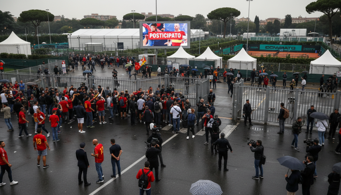 Serie A chaos as Italian Open final forces Rome derby postponement