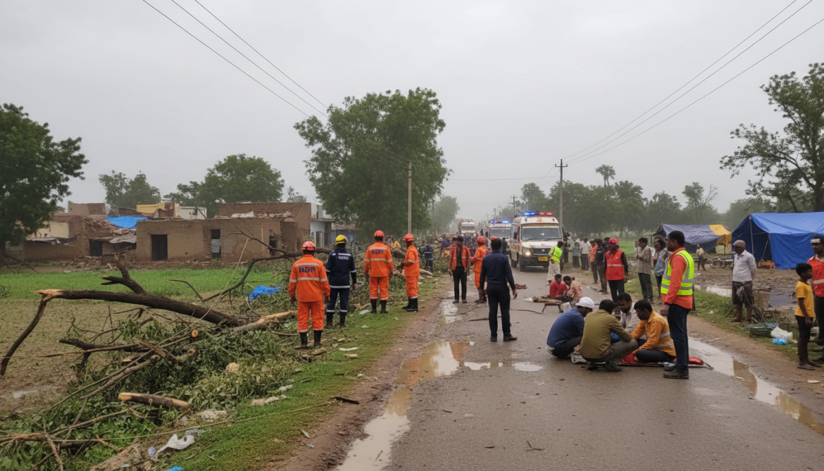 Uttar Pradesh storms kill at least 111 as emergency crews respond