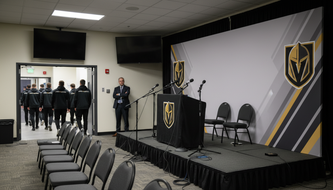 Vegas Golden Knights decline media access after series-clinching win, Tortorella silent