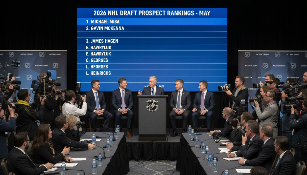 2026 NHL Draft rankings reveal May first‑round top 32 prospects