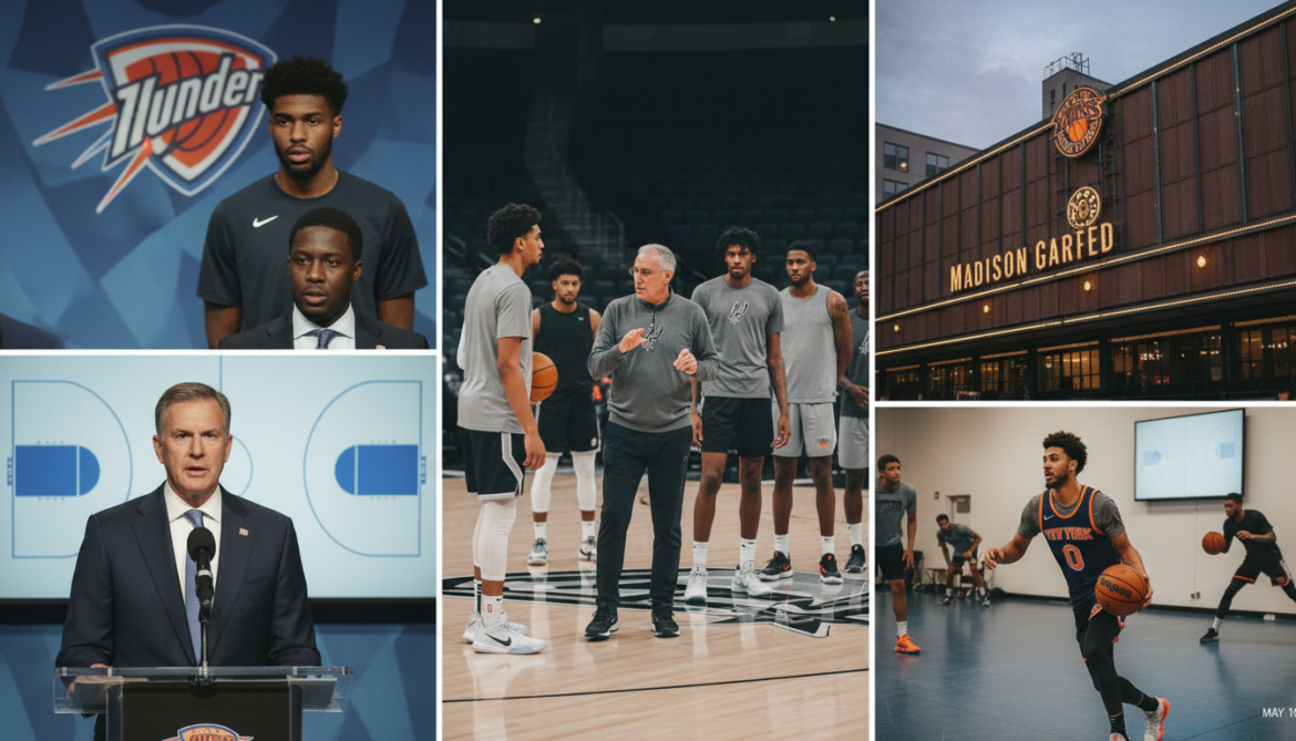 NBA Conference Finals begin May 18 as Thunder face Spurs, Knicks wait
