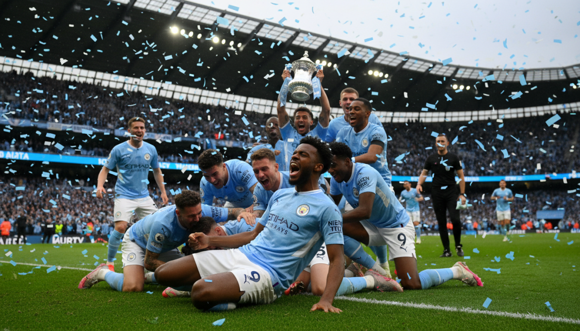 Manchester City clinch FA Cup as Semenyo scores audacious back-heeled winner