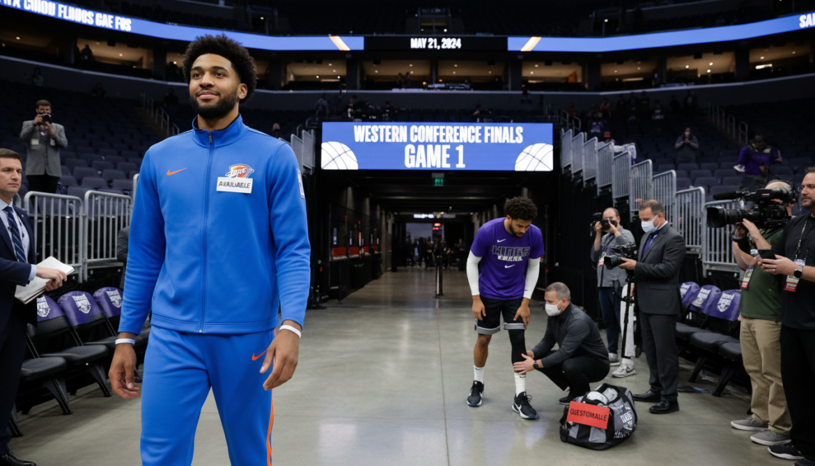 Thunder's Jalen Williams listed available, De'Aaron Fox questionable for Western Conference Finals Game 1