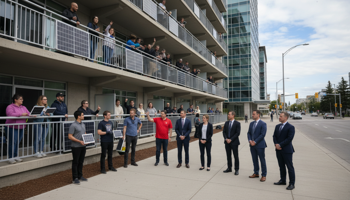 Balcony solar advocates press Alberta regulators to approve plug-in systems