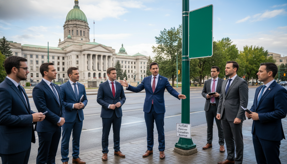 Edmonton councillor proposes renaming 99th Avenue near legislature to Forever Canadian Avenue