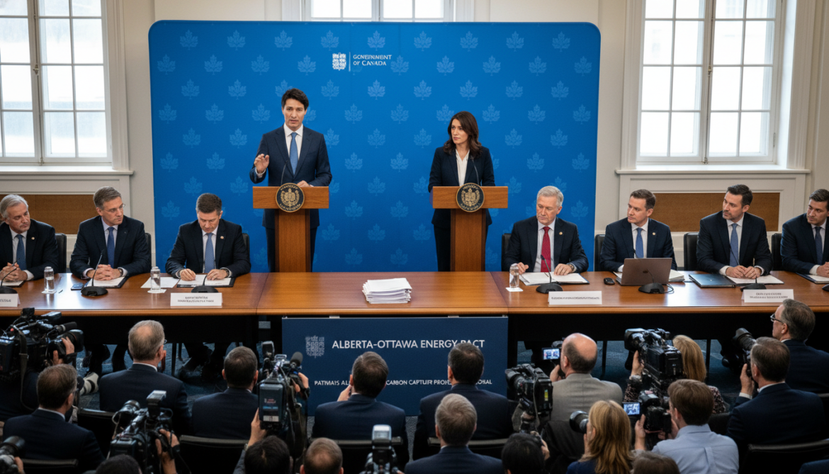 Alberta‑Ottawa energy pact ties West Coast pipeline approval to Pathways carbon capture