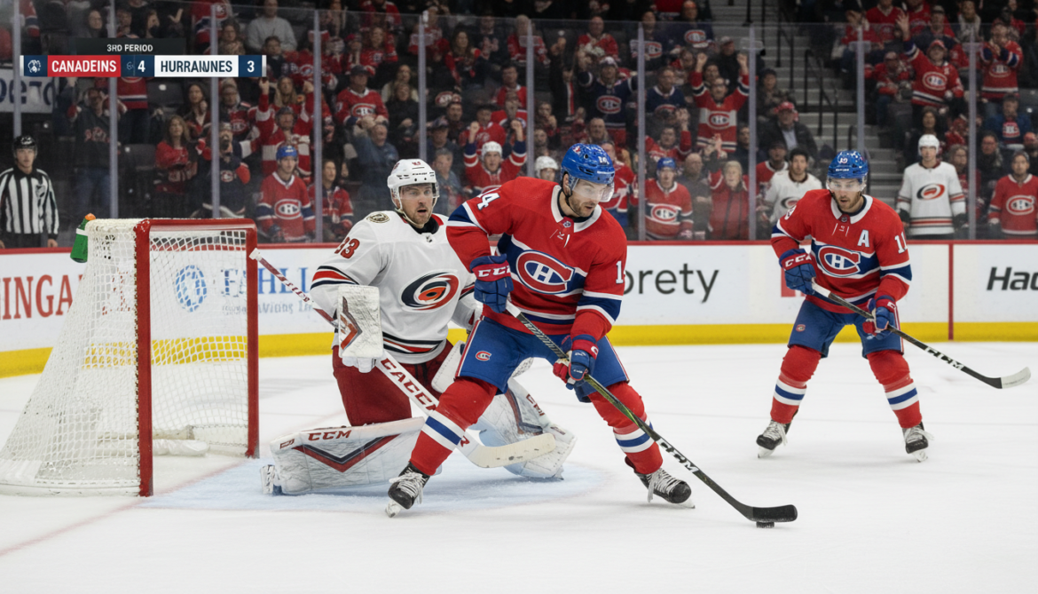 Canadiens Exploit Hurricanes' Defensive Flaws to Gain Playoff Edge