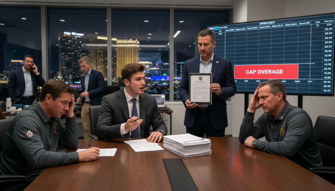 Dorofeyev erupts, forces Golden Knights into cap crunch and offer-sheet risk