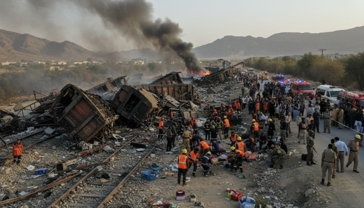 Quetta train blast kills at least 24 and wounds over 50, BLA claims