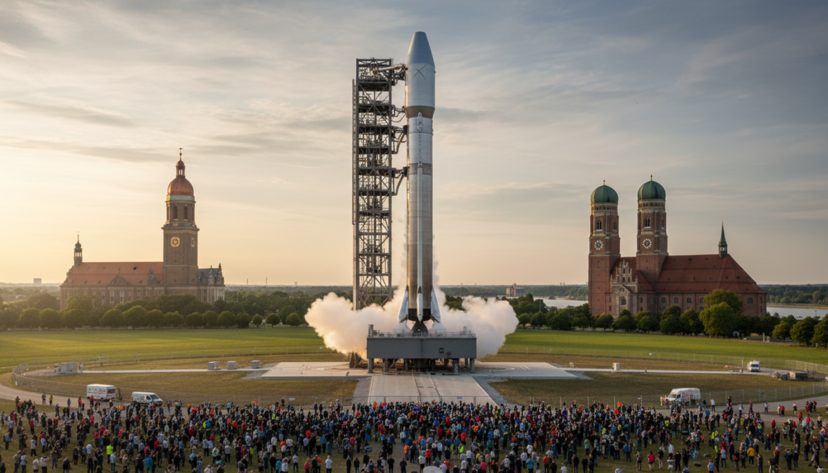 SpaceX Starship launch in Germany would tower over St Michaelis and Frauenkirche