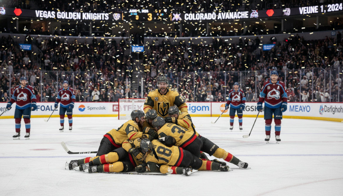 Golden Knights take 3-0 series lead over Avalanche after comeback
