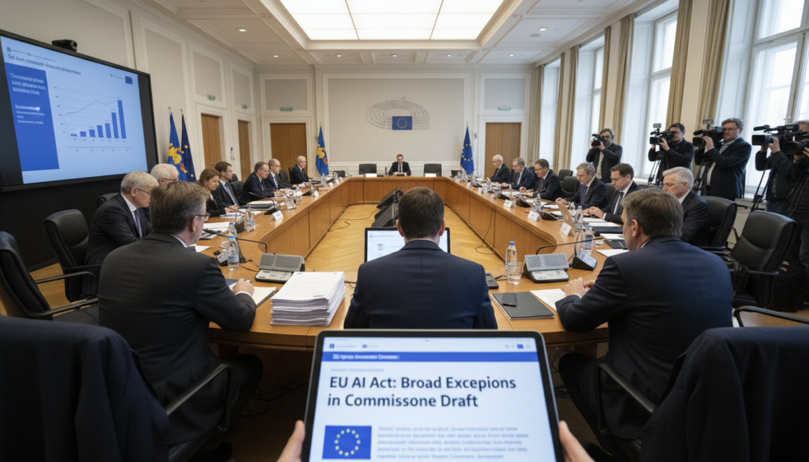 EU AI Act transparency rules face broad exceptions in Commission draft