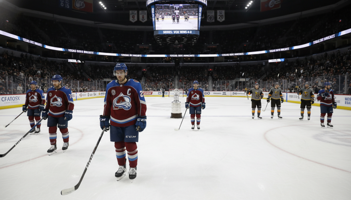 Colorado Avalanche swept by Vegas Golden Knights as Presidents' Trophy season ends