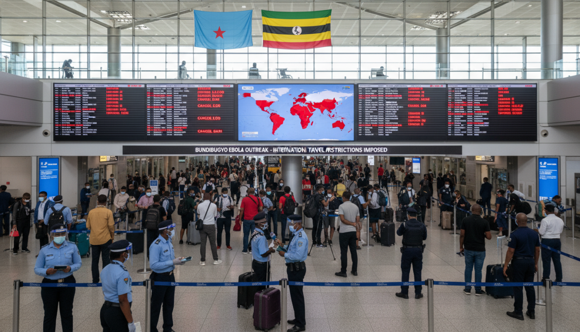 Bundibugyo Ebola outbreak in DRC and Uganda prompts international travel bans