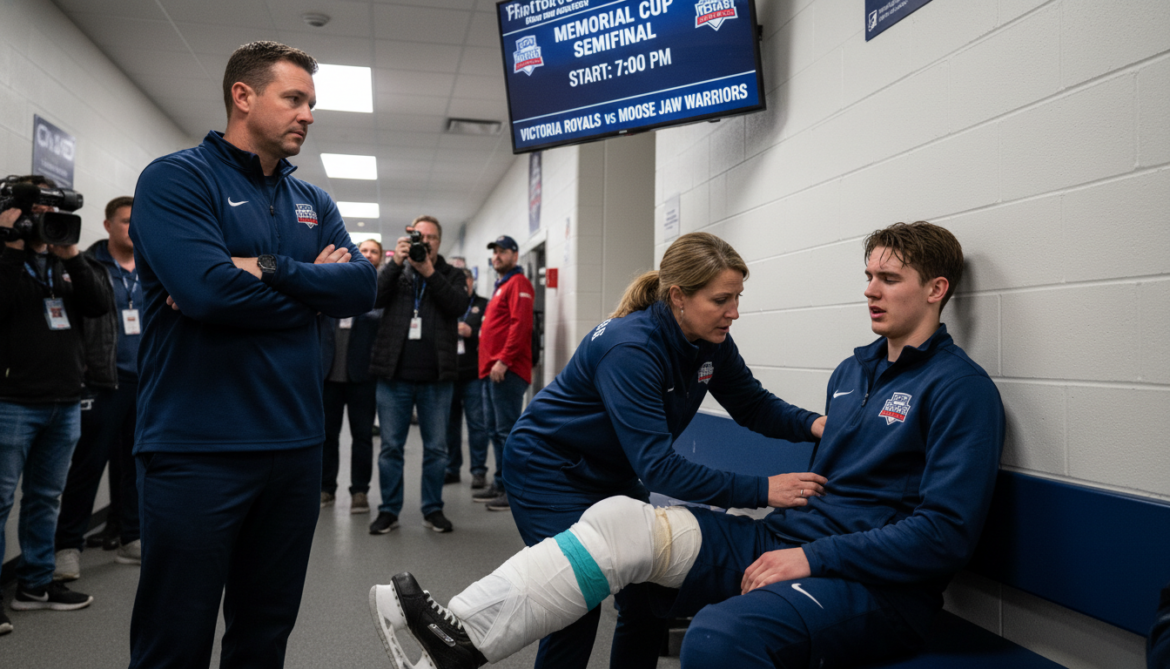 Landon DuPont questionable for Memorial Cup semifinal after late scratch