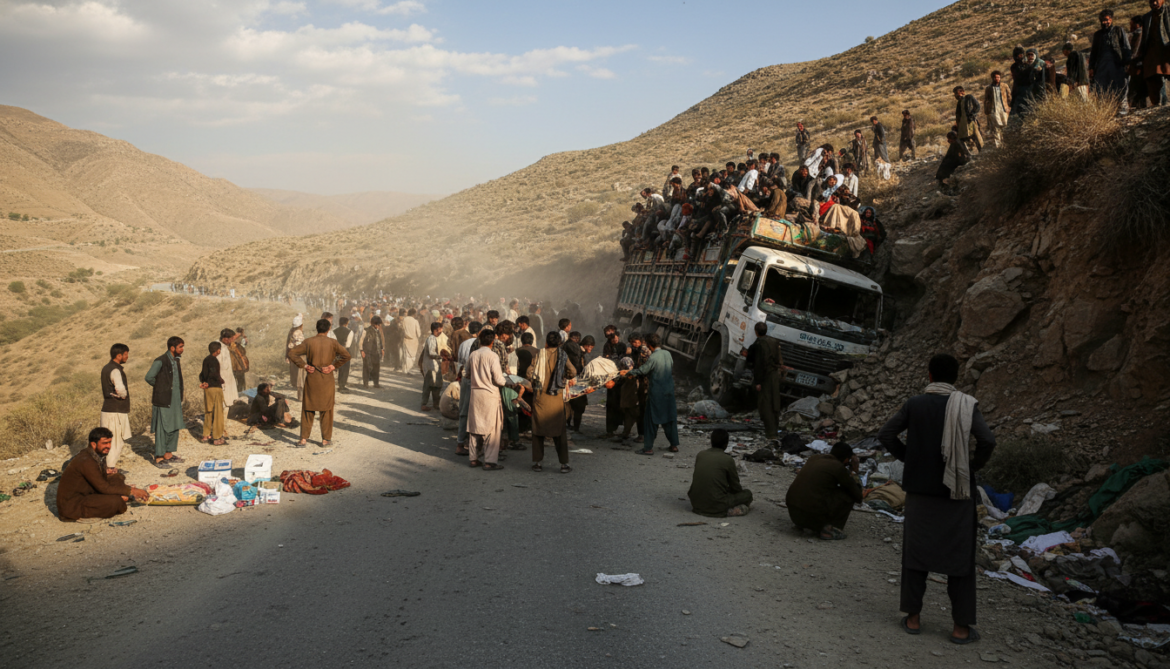 Laghman truck crash kills at least 22 returning Afghan refugees, 36 injured