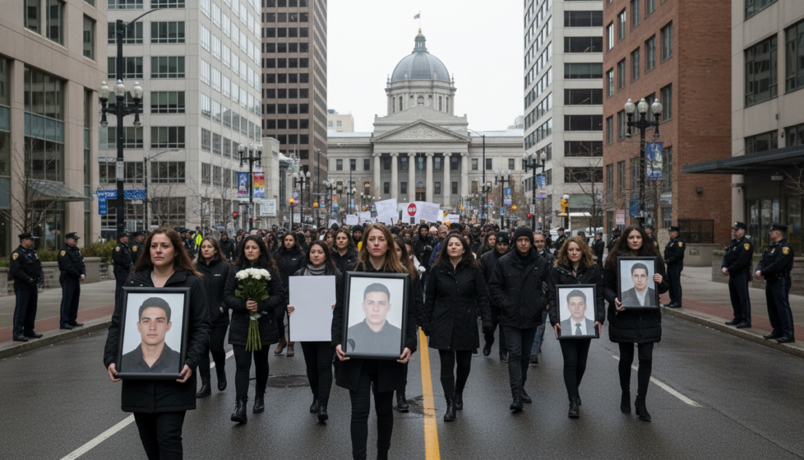 Calgary police shooting anniversary prompts family memorial walk and calls for reform