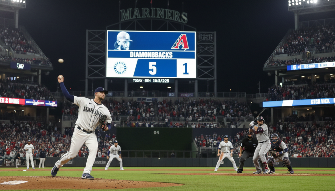 Mariners defeat Diamondbacks 5-1 as pitching dominates MLB highlights