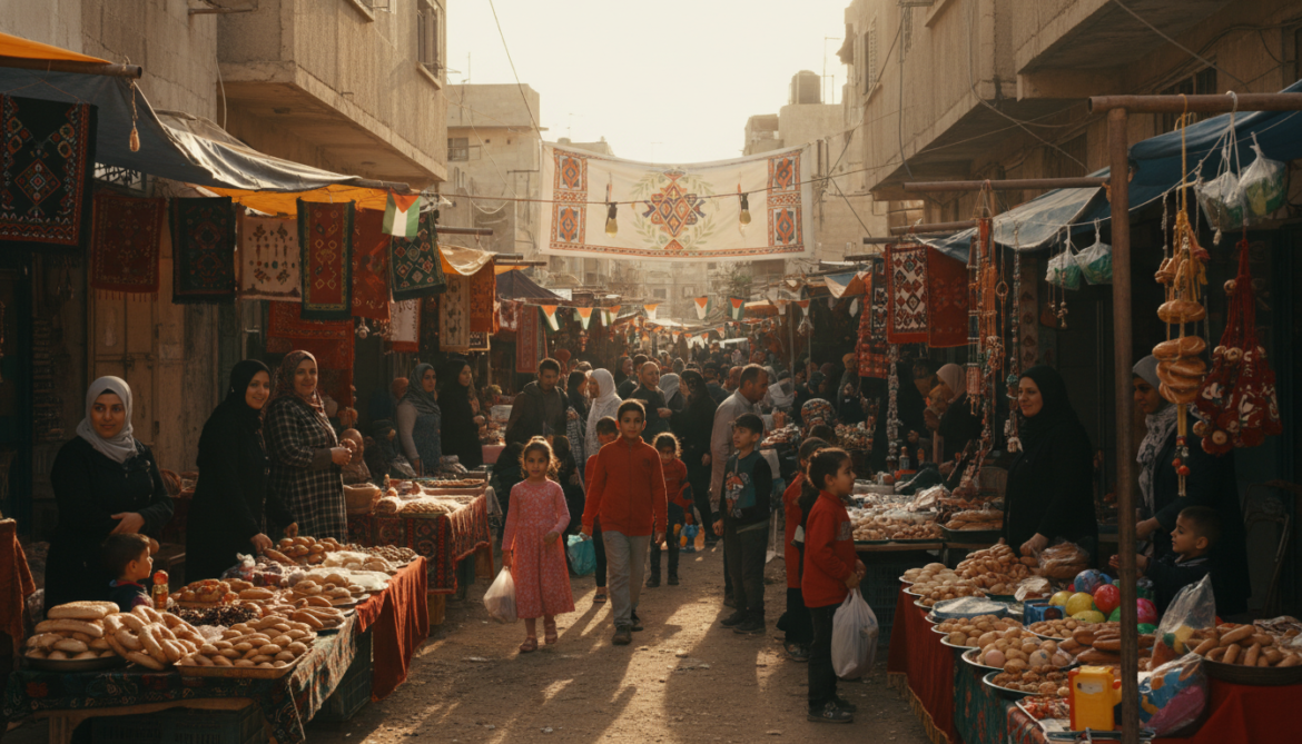 Aida refugee camp holds first Eid Bazaar of Return in two years