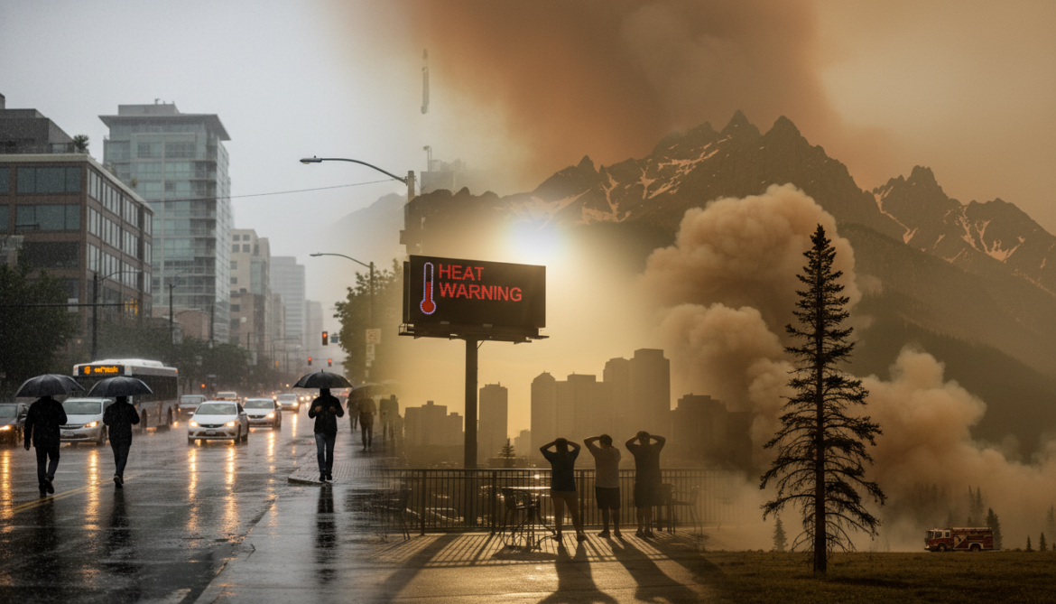 Western Canada braces for heavy rain, wildfire smoke and heat warnings