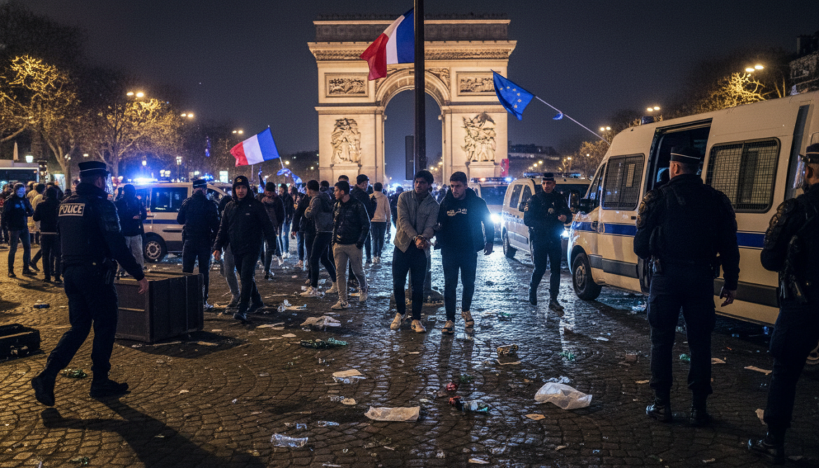 Paris Records Nearly 800 Arrests After PSG Champions League Win