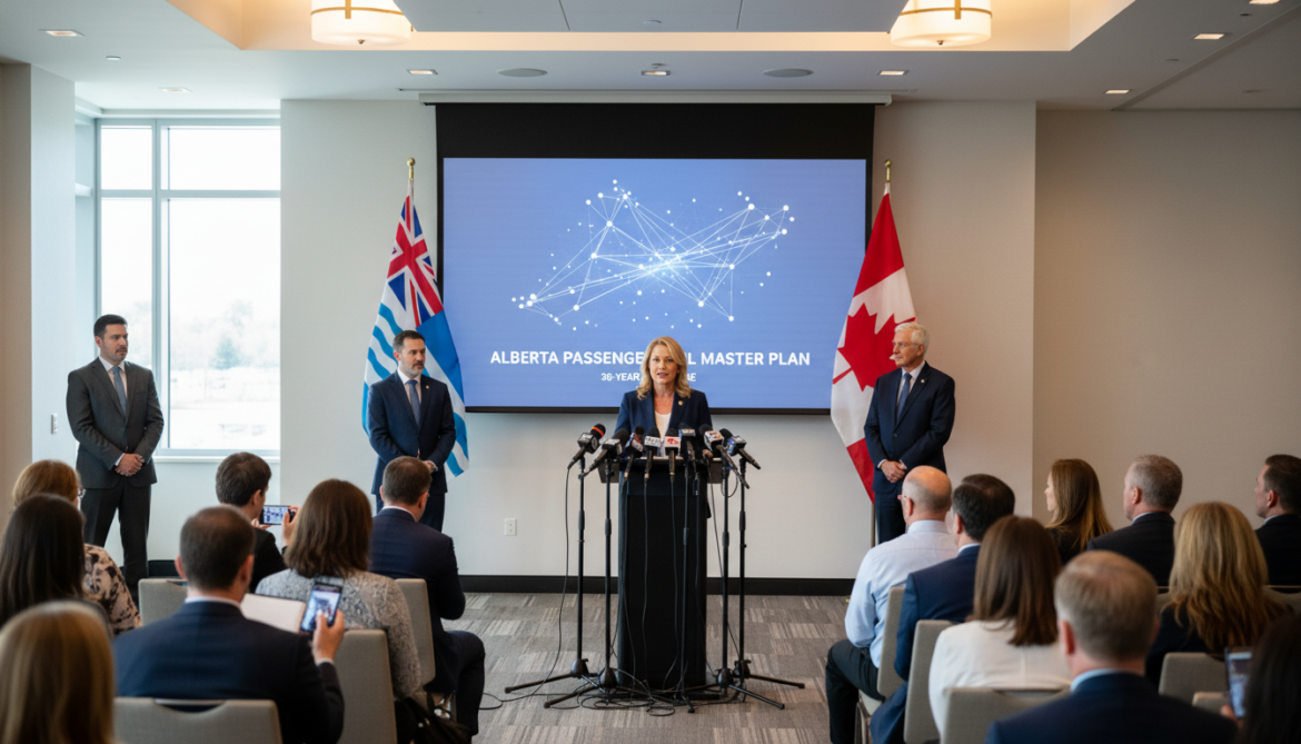 Alberta Announces Master Plan for Passenger Rail Network with 30-Year Timeline