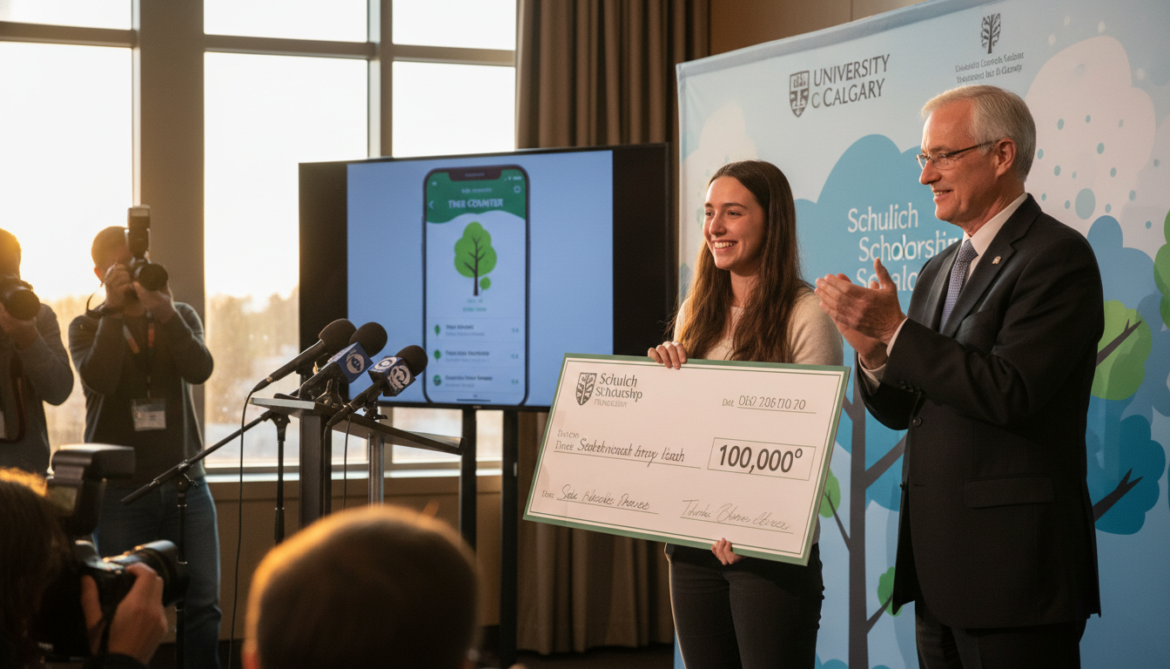 Alberta tree app developer wins $100,000 Schulich scholarship