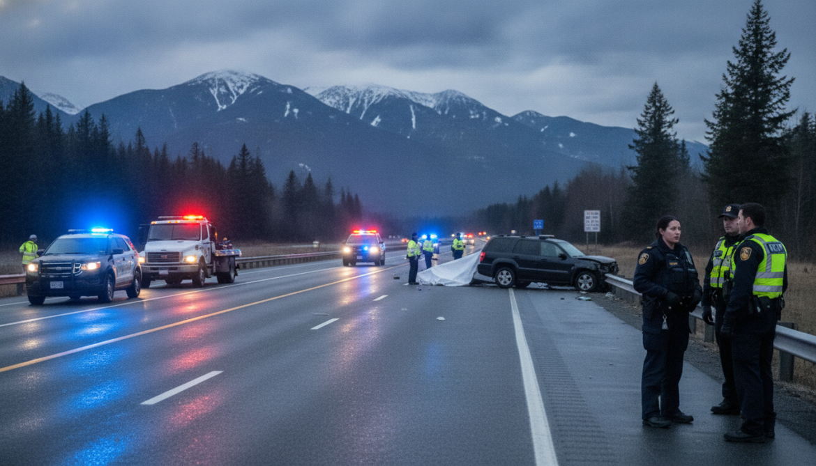 Banff RCMP confirms Canmore woman passenger killed in Highway 1 crash