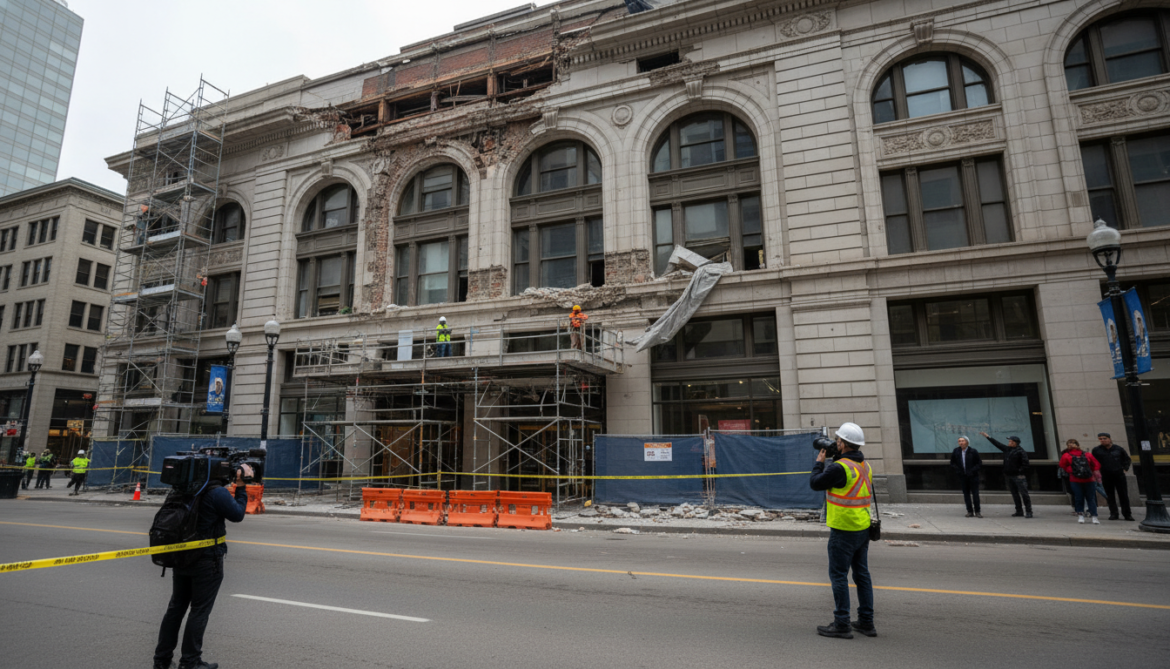 Calgary Hudson's Bay building faces urgent repairs after rapid decay