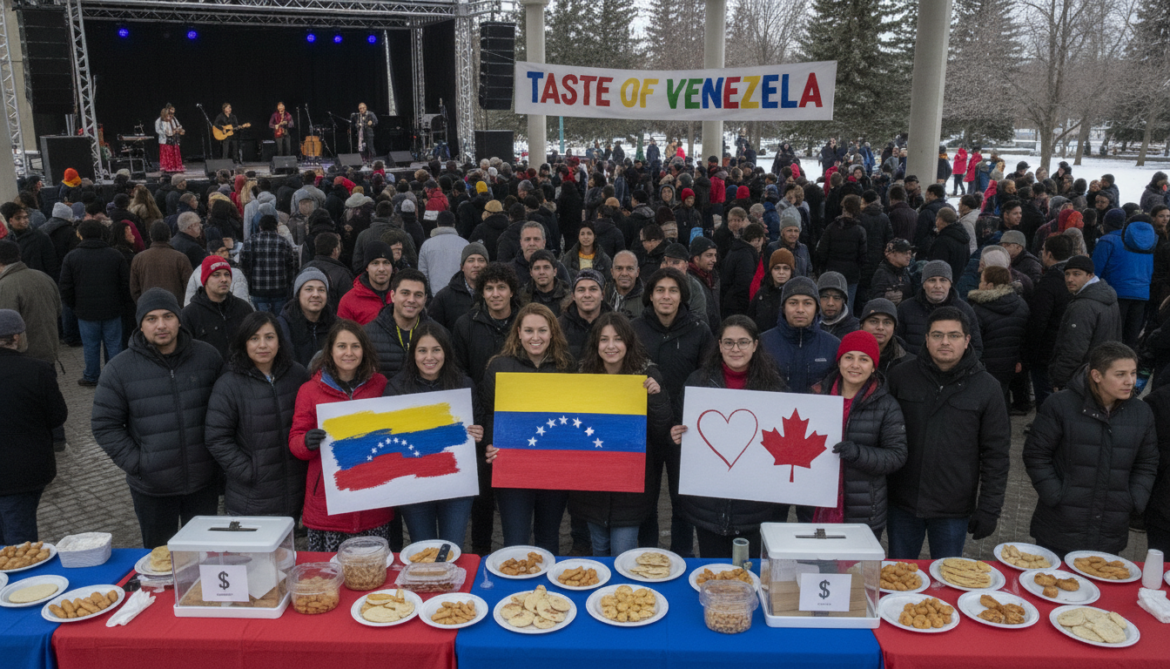 Calgary Venezuelan community rallies at Taste of Venezuela to fund quake relief