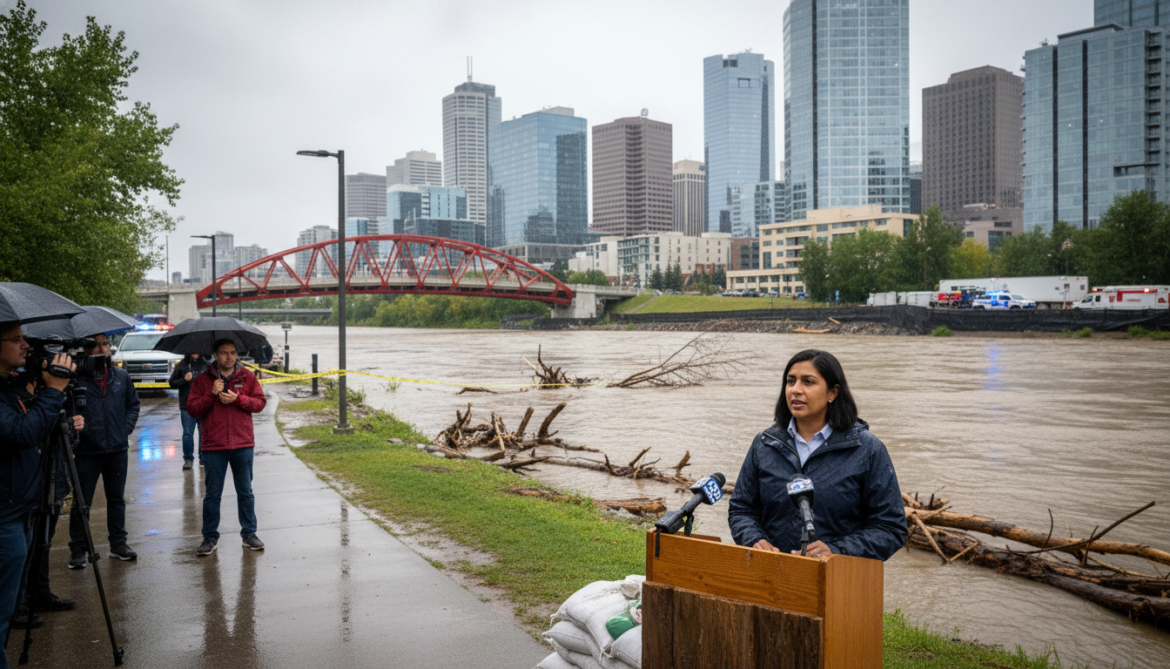 Calgary mayor warns of flood risk as Bow and Elbow rivers rise