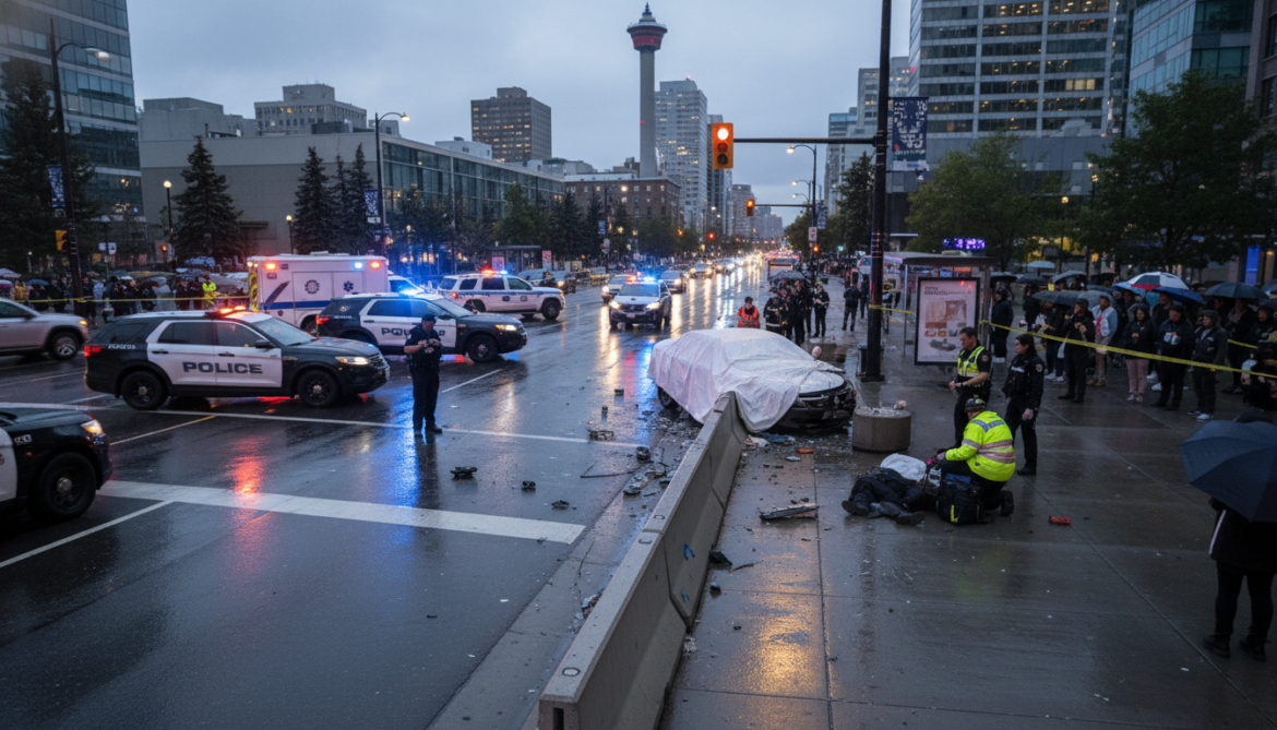 Calgary pedestrian crash leaves two critically injured as police investigate