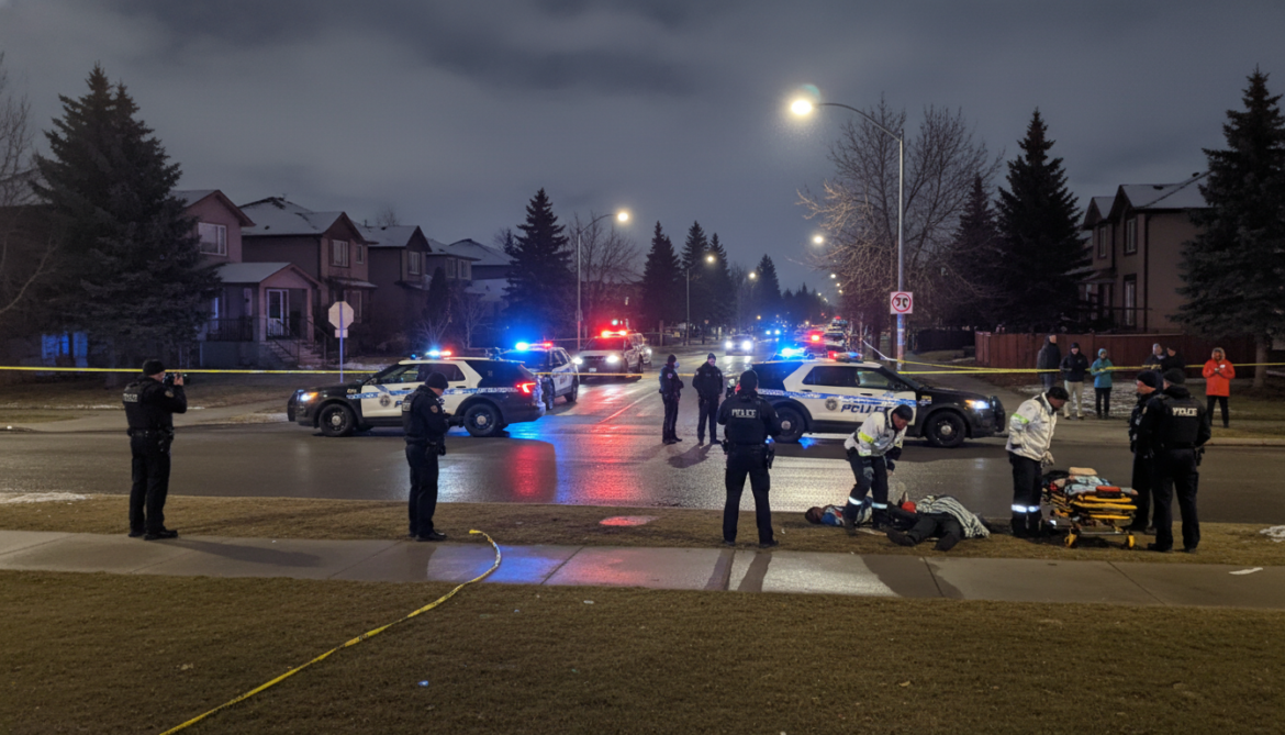 Calgary police investigate two overnight shootings that left three men seriously injured