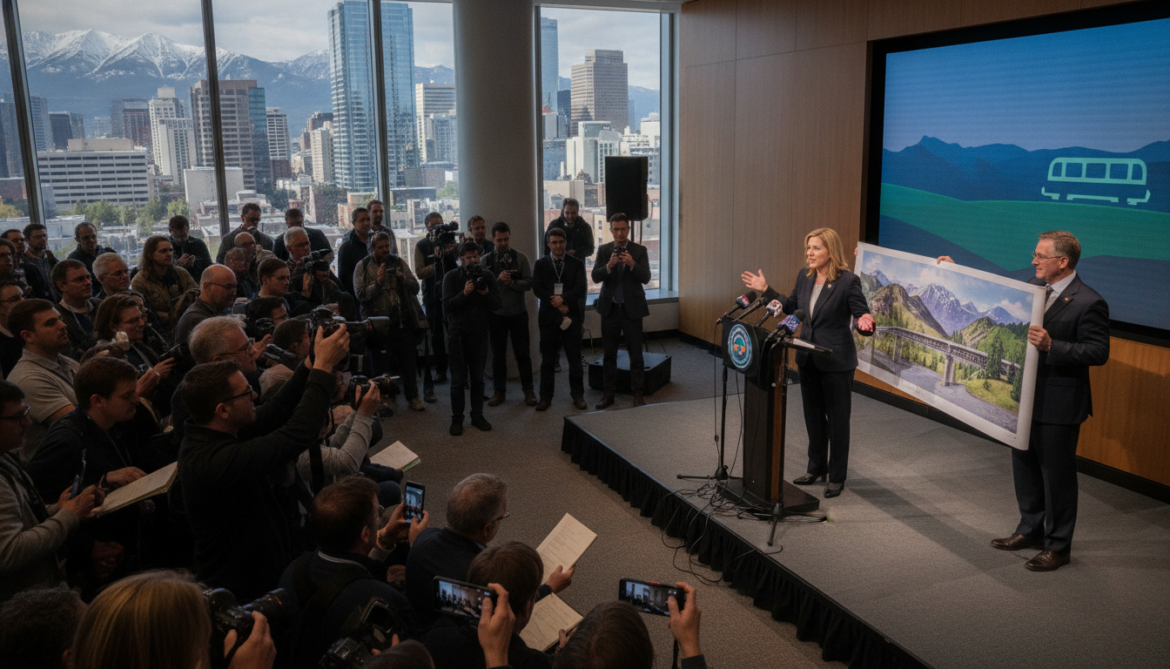 Calgary-to-Banff rail proposal gains momentum after Alberta unveils master plan