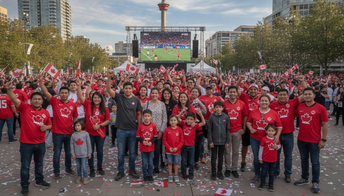 Canada celebrates World Cup kickoff as Calgary community unites