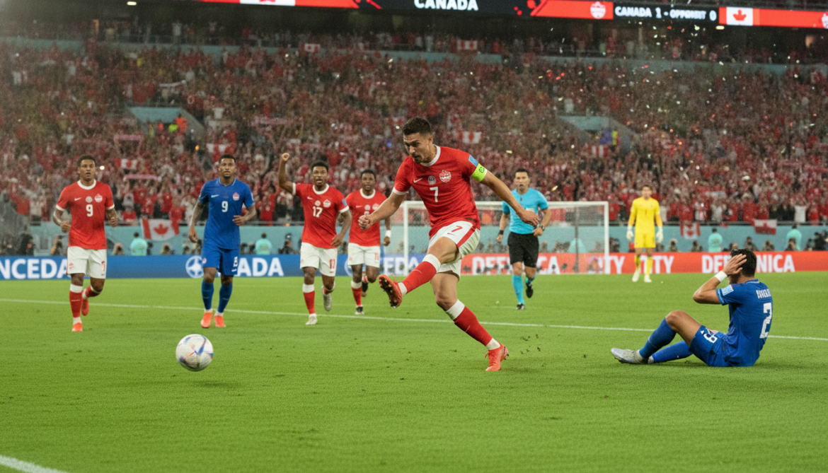 Canada clinches World Cup Round of 16 berth with Eustáquio stoppage-time volley
