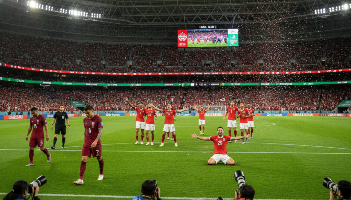 Canada thrashes Qatar 6-0 in Vancouver, moves toward World Cup playoffs