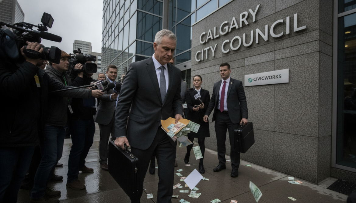 David White of CivicWorks accused of offering excess donations to Calgary councillors