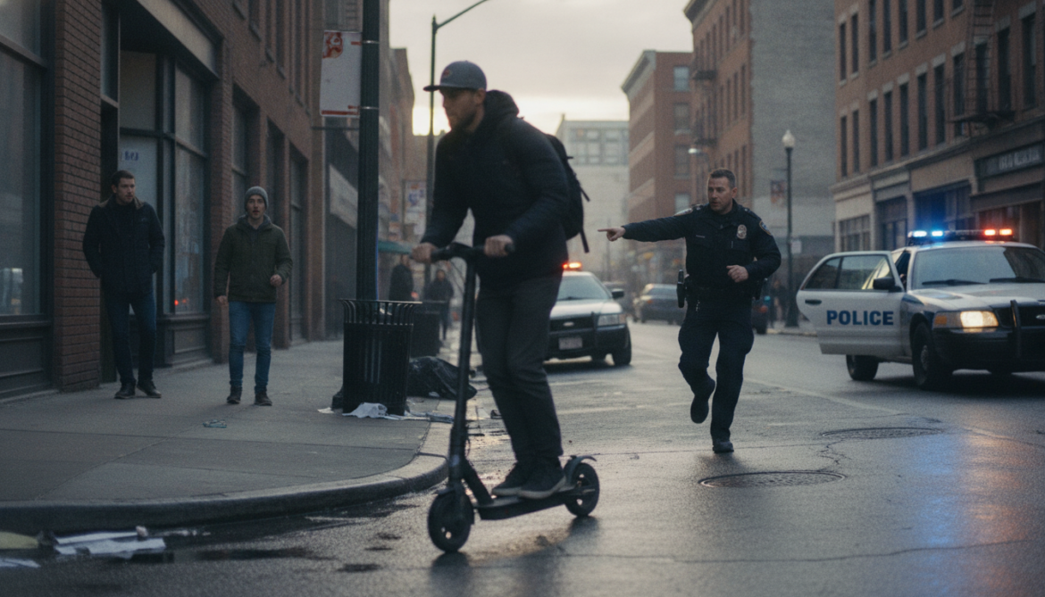 E-scooter rider sought by police in two April 20 assaults