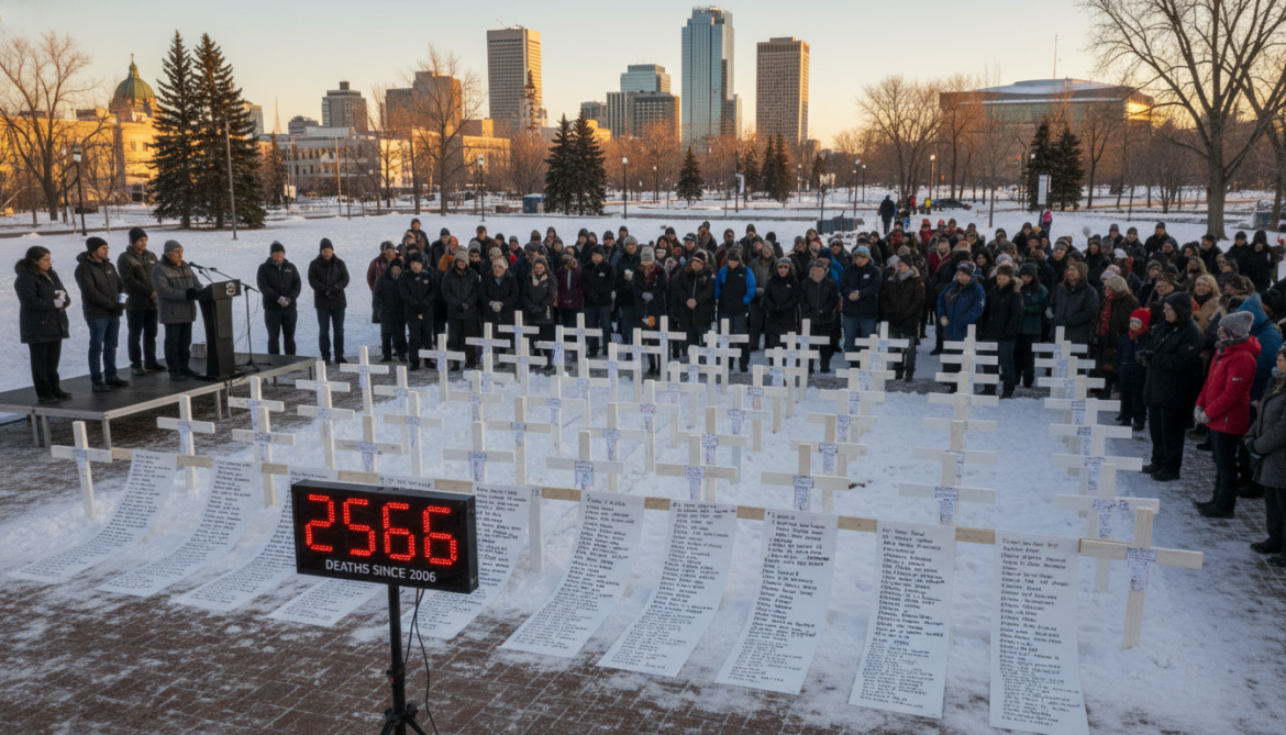 Edmonton Homeless Memorial marks 21st year as deaths reach 2,566 since 2006