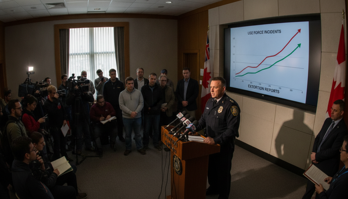 Edmonton Police Record Rise in Use of Force as Extortions Increase