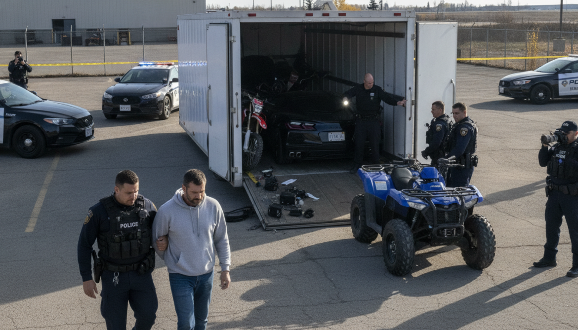 Edmonton police charge Peter Fryer after stolen trailer uncovers $50,000 in vehicles