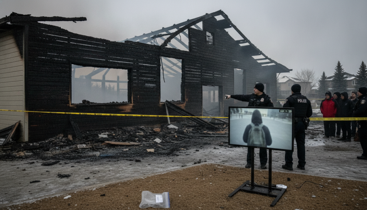 Edmonton police seek public help identifying suspect in south Edmonton rink arson