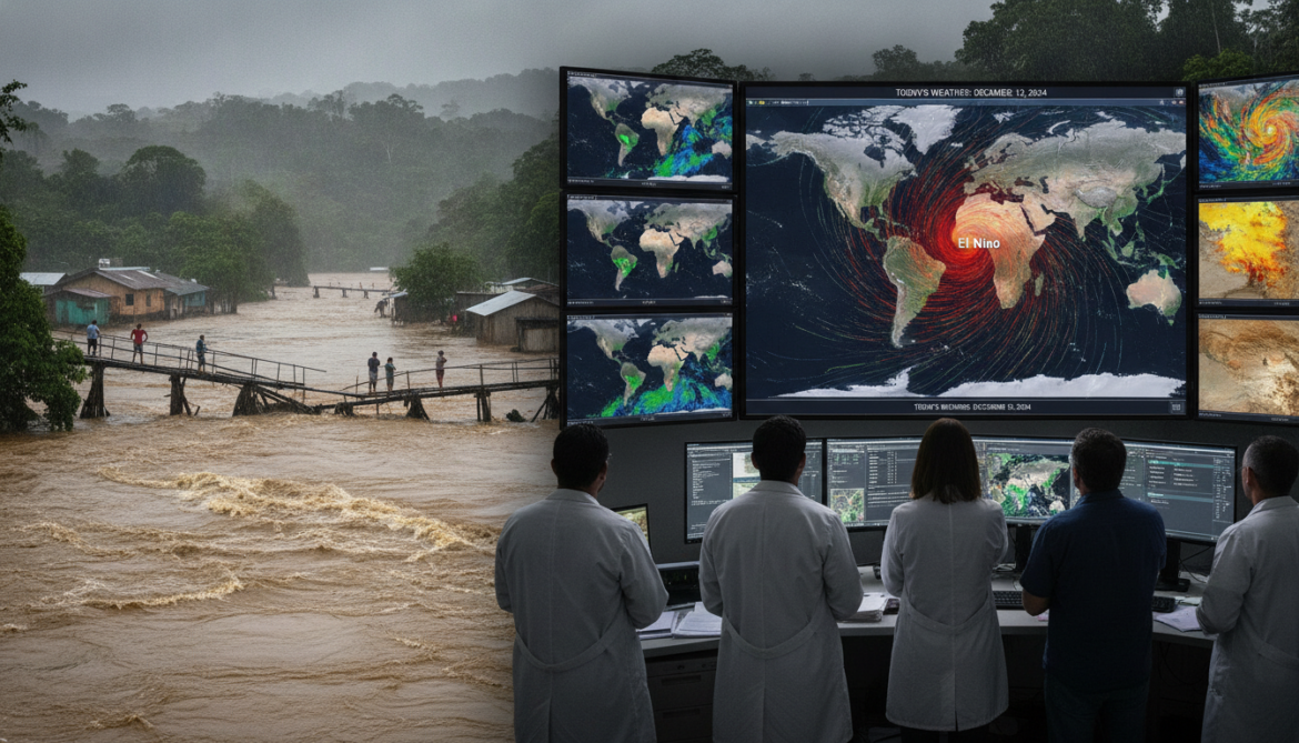 El Niño drives rainfall shifts in South America and alters global weather