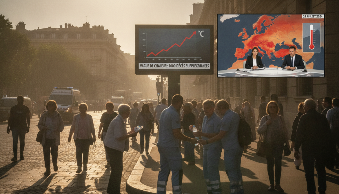 European heatwave spreads east as France counts about 1,000 excess deaths