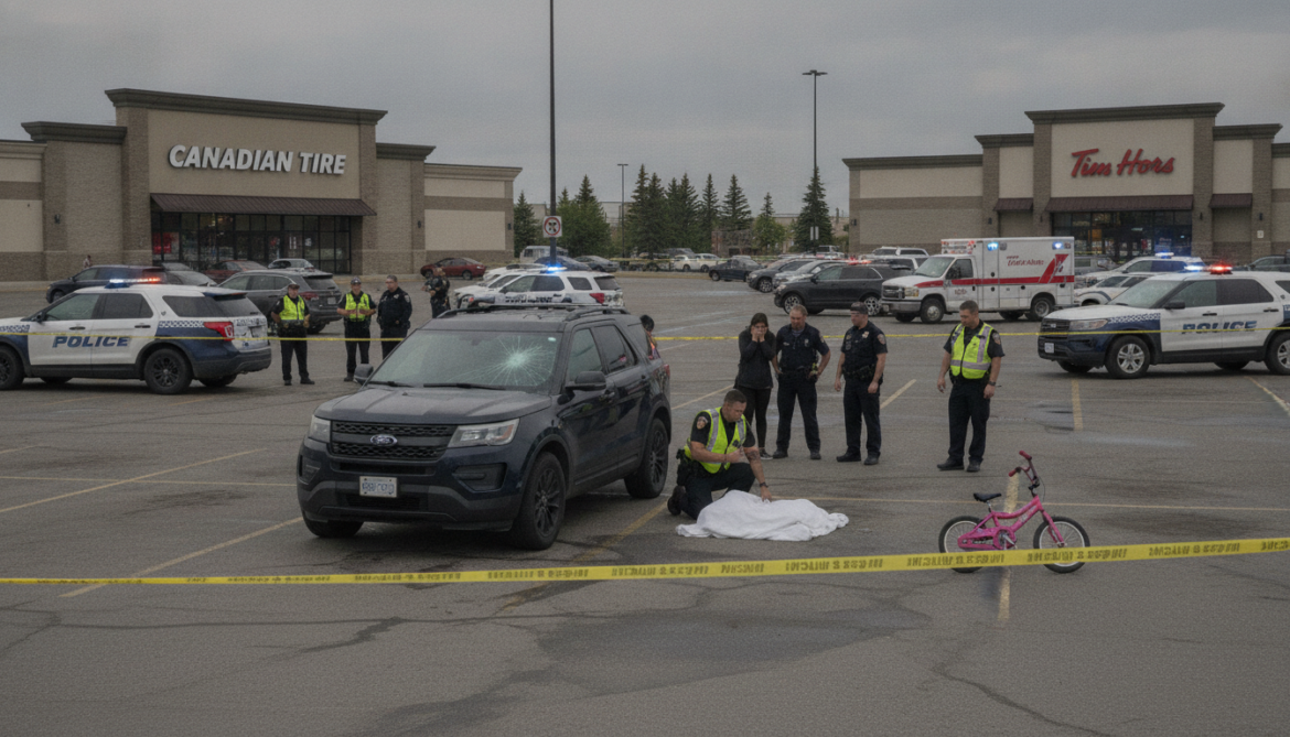 Four-year-old girl fatally struck by SUV in north Edmonton parking lot