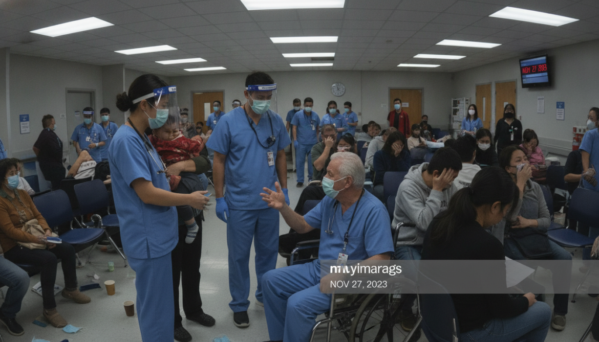 Health-care workers offer encouragement and sympathy as public patience frays