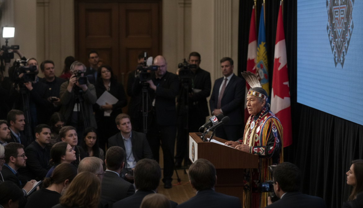 Indigenous leader demands end to hate crimes and urges Crown honour treaties